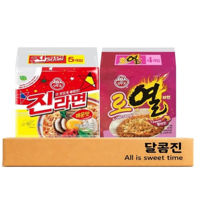 오뚜기 로제열라면+열라면 18개