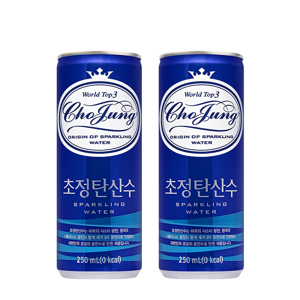 초정탄산수 플레인 250ml x 30캔