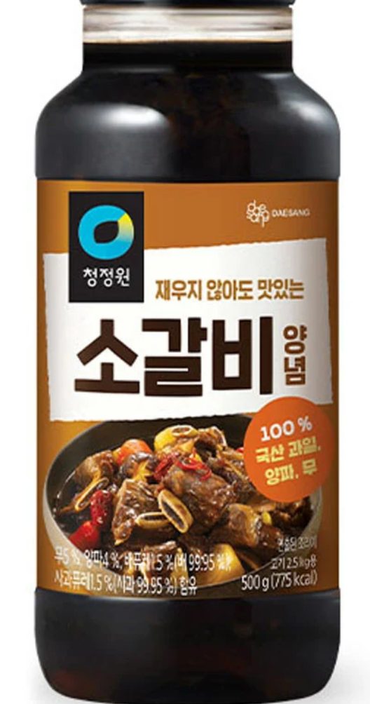 청정원 소갈비양념 500g 5개