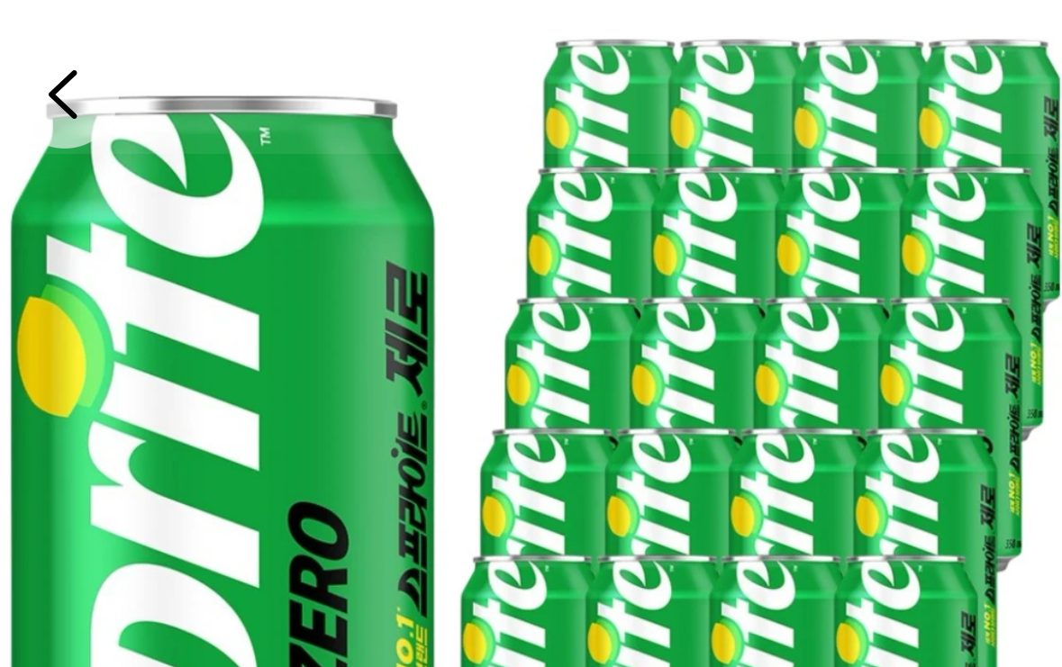 스프라이트 제로 사이다 350ml 24개