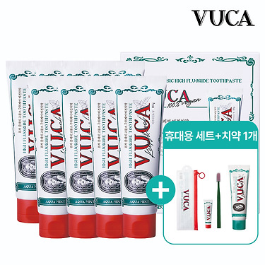 뷰카 고불소치약 8개+시린이 1개
