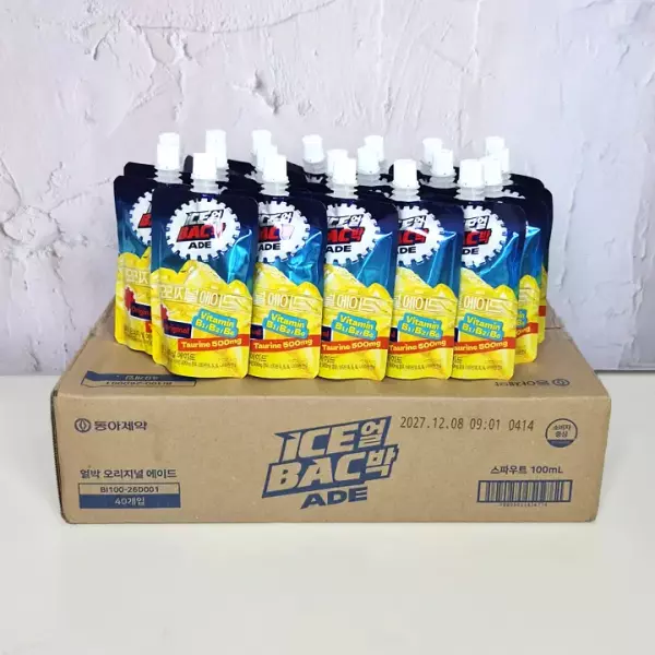 박카스 얼박 오리지널 에이드 100ml 20개