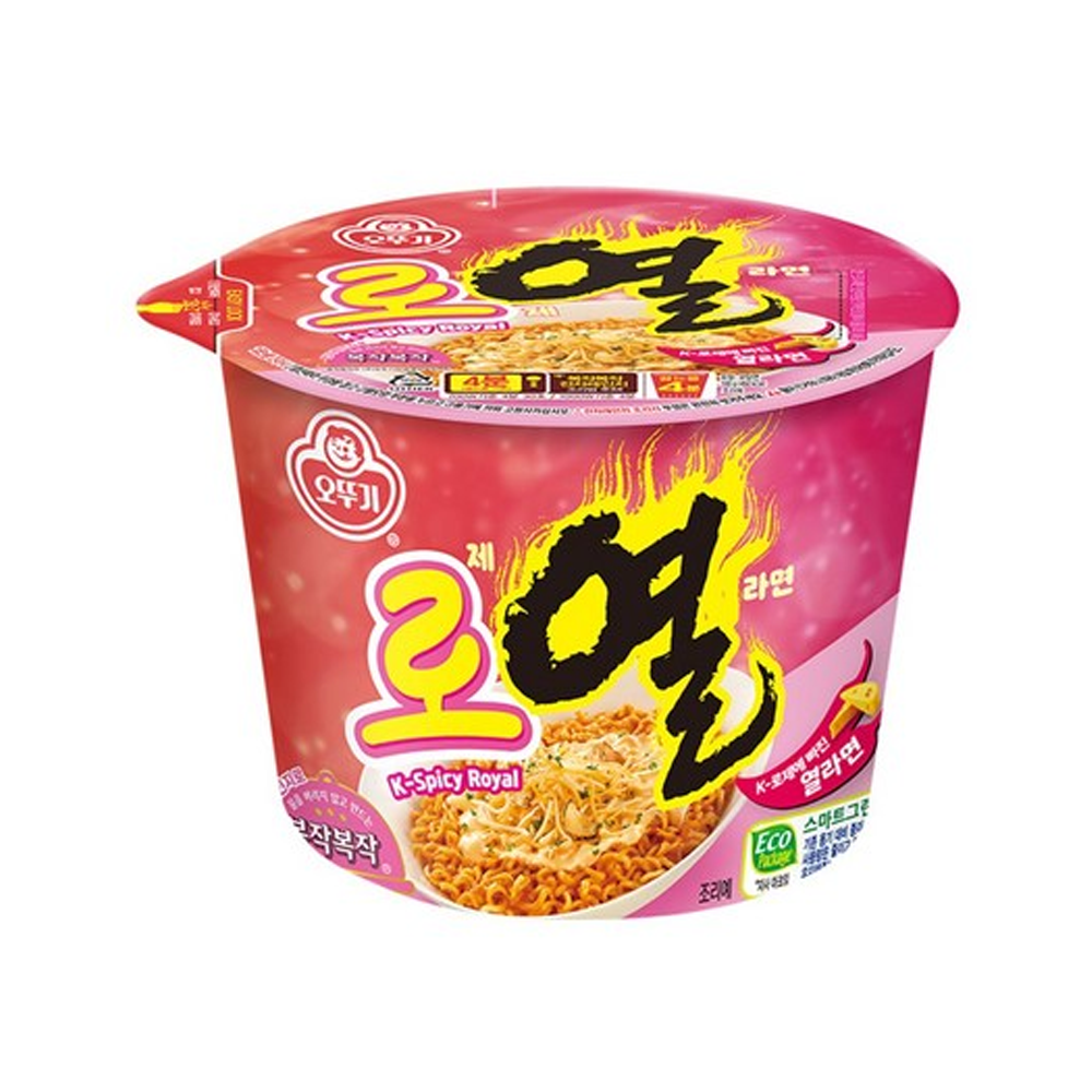 오뚜기 로열라면 용기 100g 12개