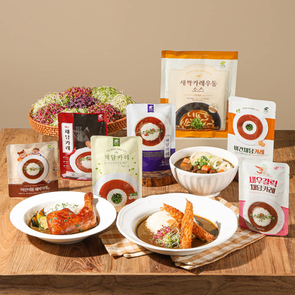 순수람 채담카레 10팩+카레우동소스320g