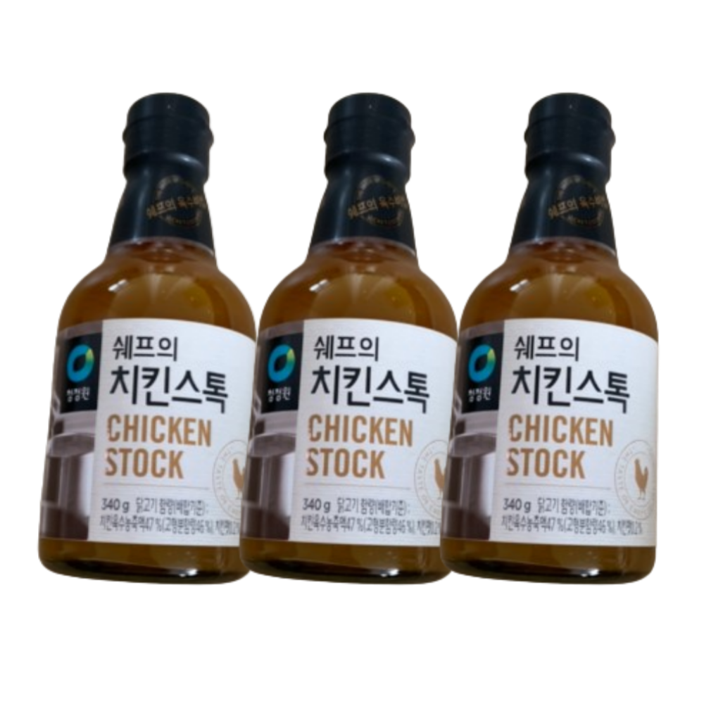 쉐프의 치킨스톡 340g 3개