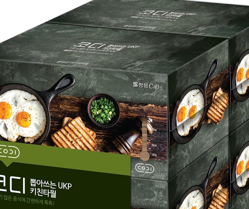 코디 뽑아쓰는 UKP 키친타월 4개
