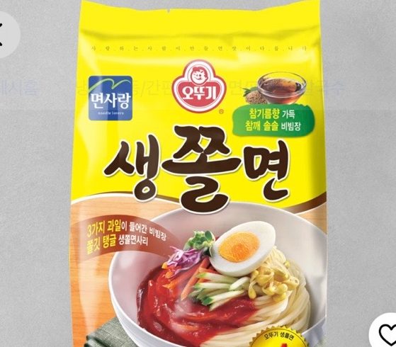 오뚜기 생쫄면 4인가족세트 904g