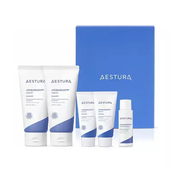 에스트라 아토베리어365 크림 더블기획세트(크림 80ml, 2개+30ml, 1개+로션 30ml, 1개+에센스 25ml, 1개