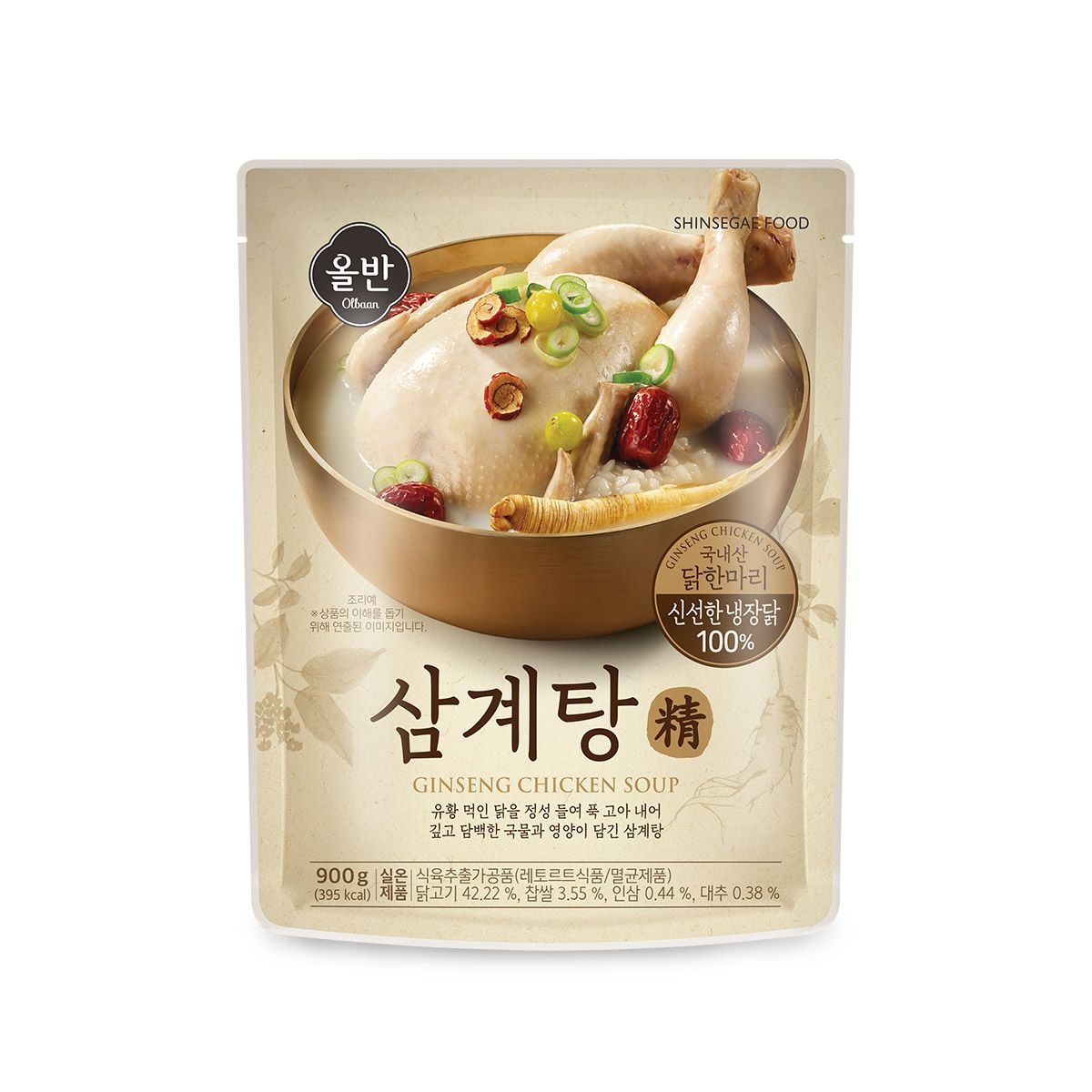 올반 삼계탕 900g 5팩