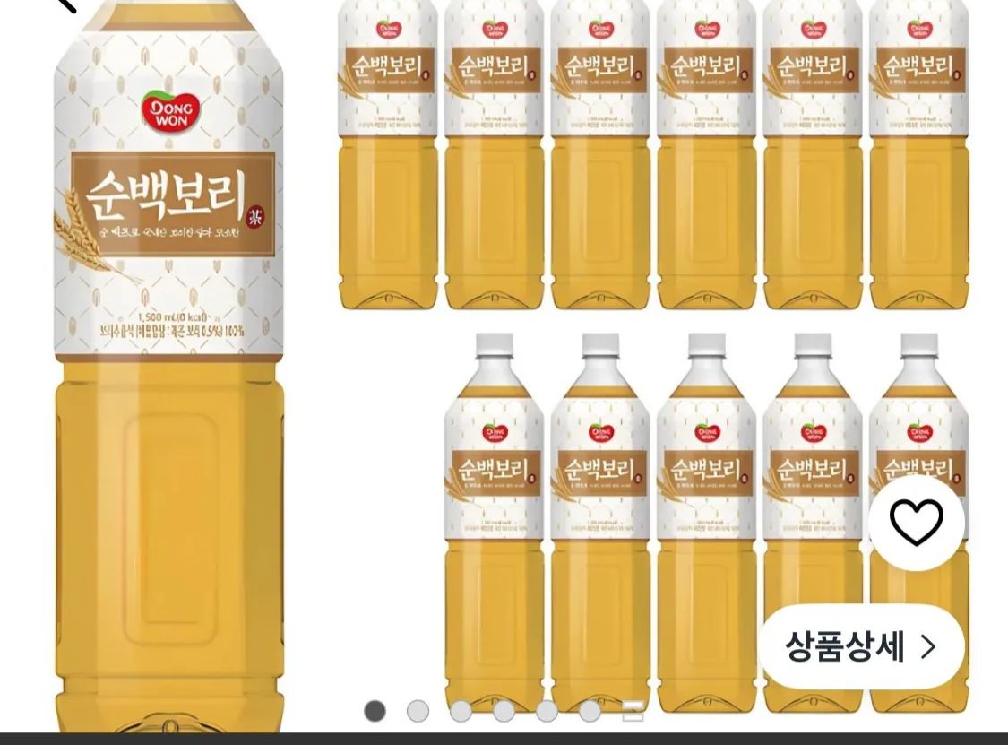 동원 순백 보리차 1.5L 12개