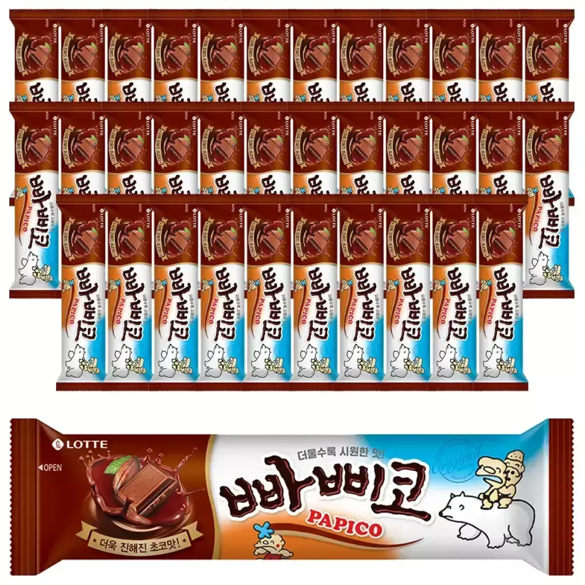 롯데웰푸드 빠삐코 초코 130ml 35개