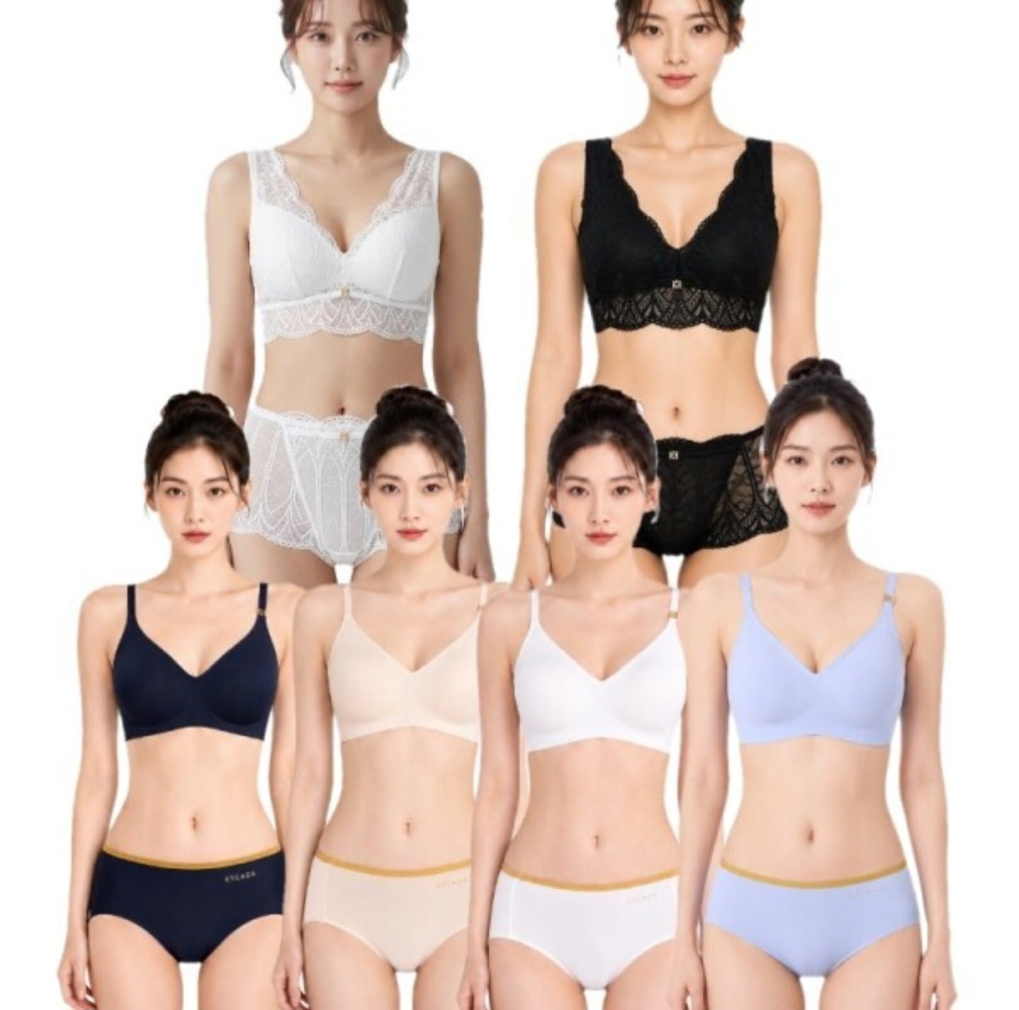 예스 브라+팬티 세트