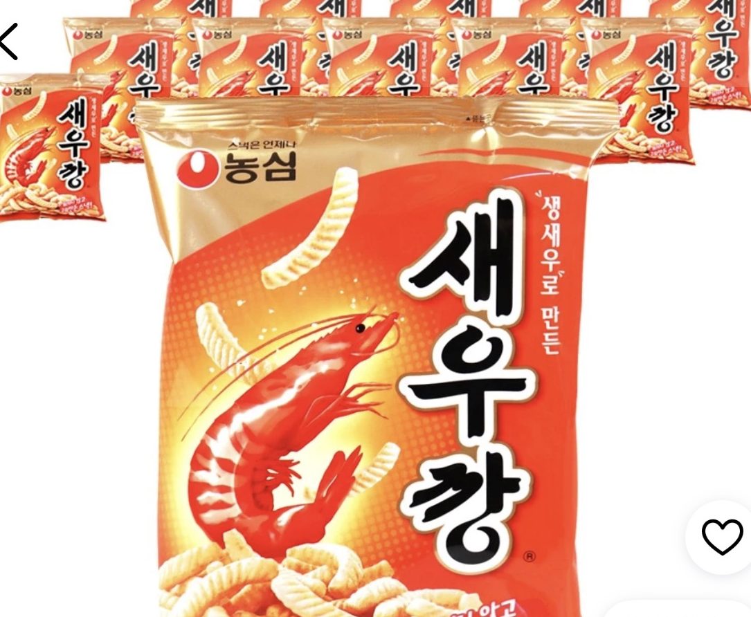 농심 새우깡 90g 12개