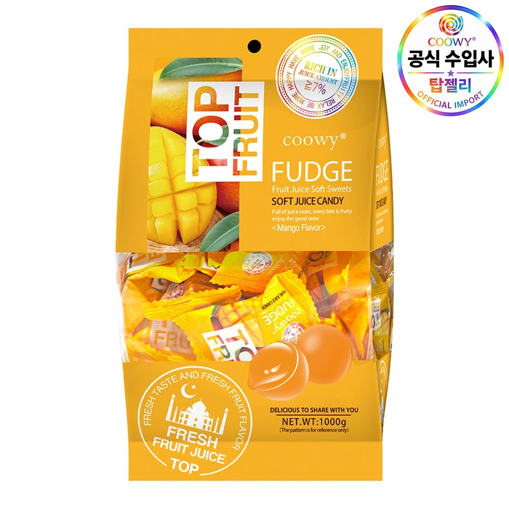 coowy 베트남 탑젤리 망고맛 1kg