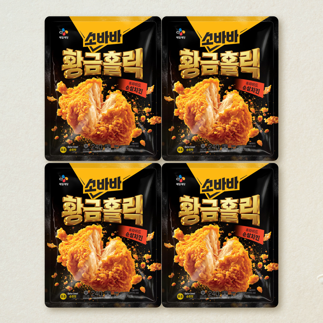 소바바 황금홀릭 순살 240g 4봉