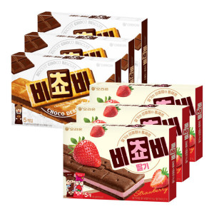 오리온 비쵸비 초코·딸기 5P 6박스