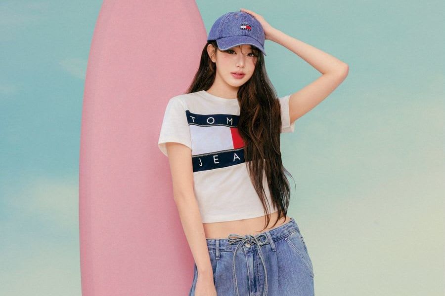 타미진스 슬림 헨리넥 티셔츠