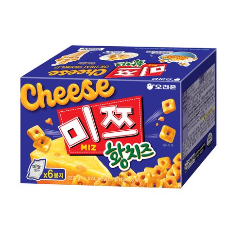 오리온 미쯔 황치즈 222g 4개