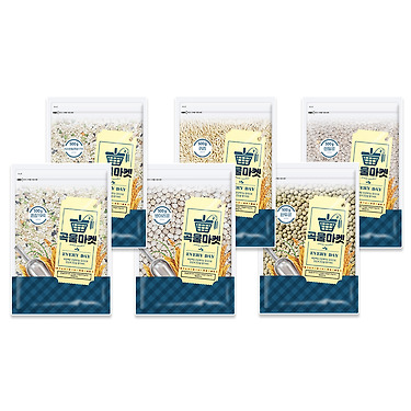 곡물마켓 현미·찹쌀·콩·혼합곡 500g