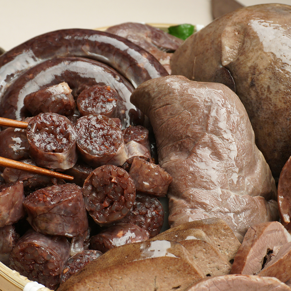 옛고을 찰순대 400g + 내장 모둠 500g