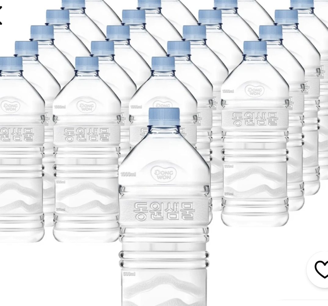 동원샘물 생수 무라벨 1.1L 24개