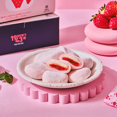 자농의뜨락 밀양 딸기크림 찹쌀떡 외 인기떡 8종